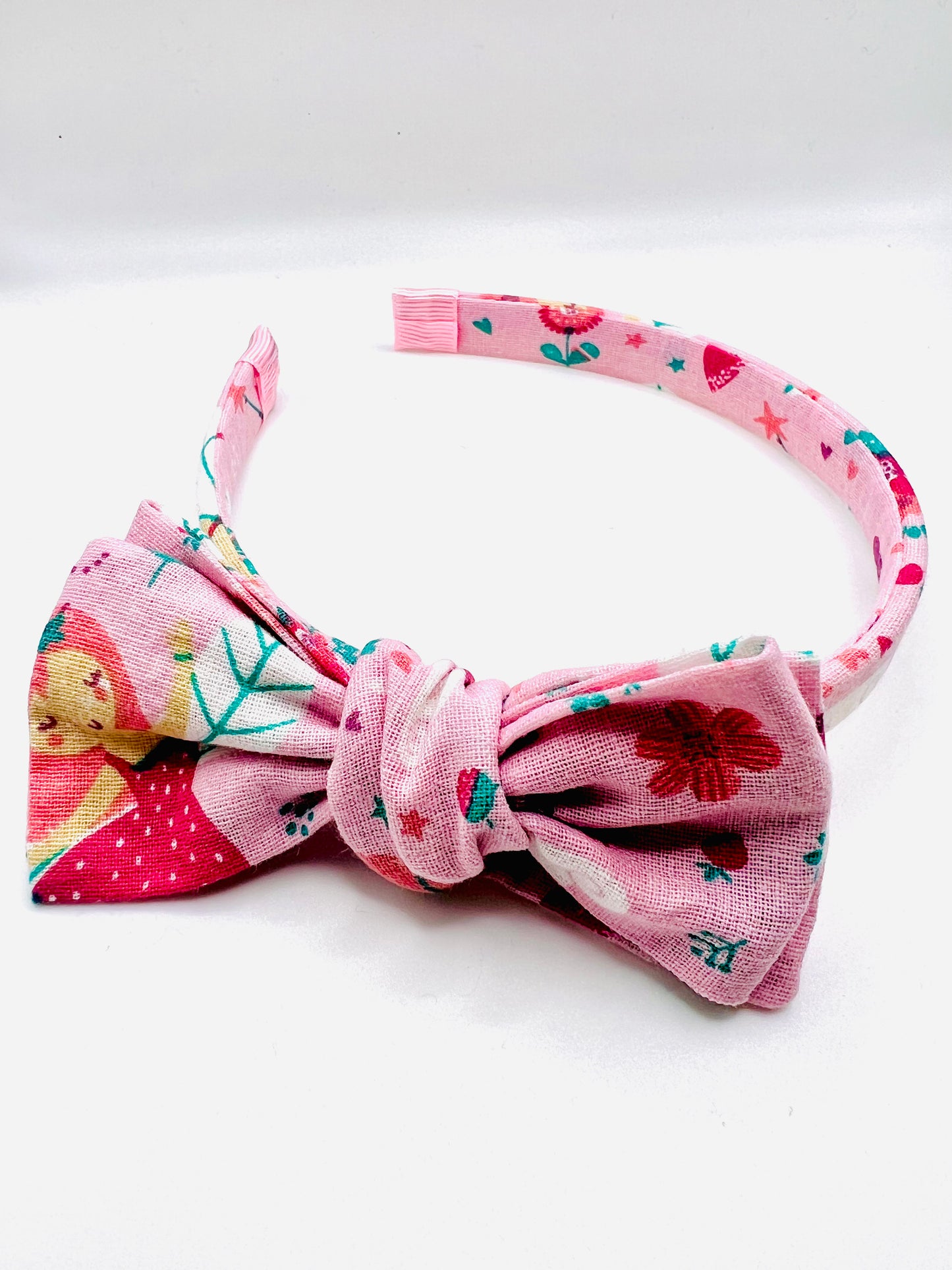 Bow Headband Pink Fairy