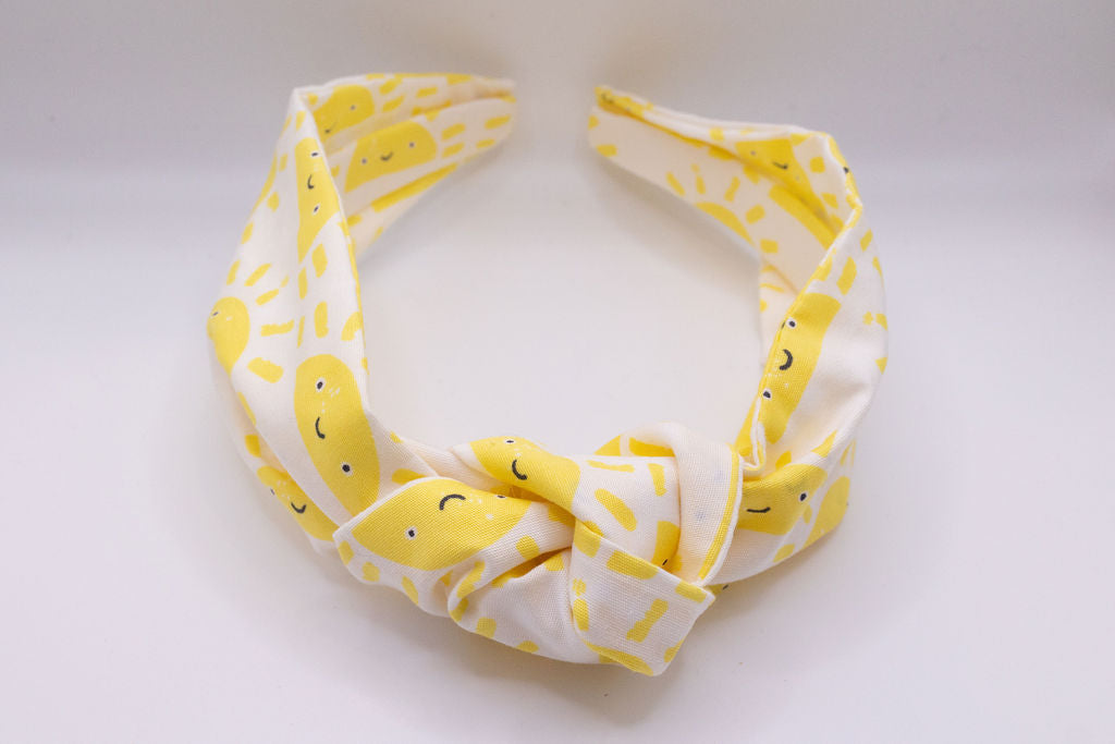 Top Knot Headband Mellow Yellow
