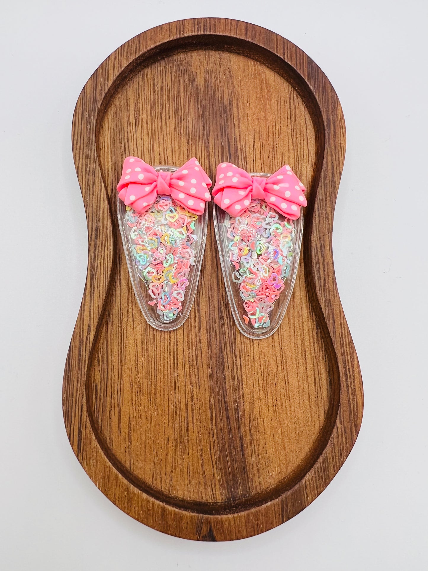 Shaker Snap Clip Poke-A-Dot Bow